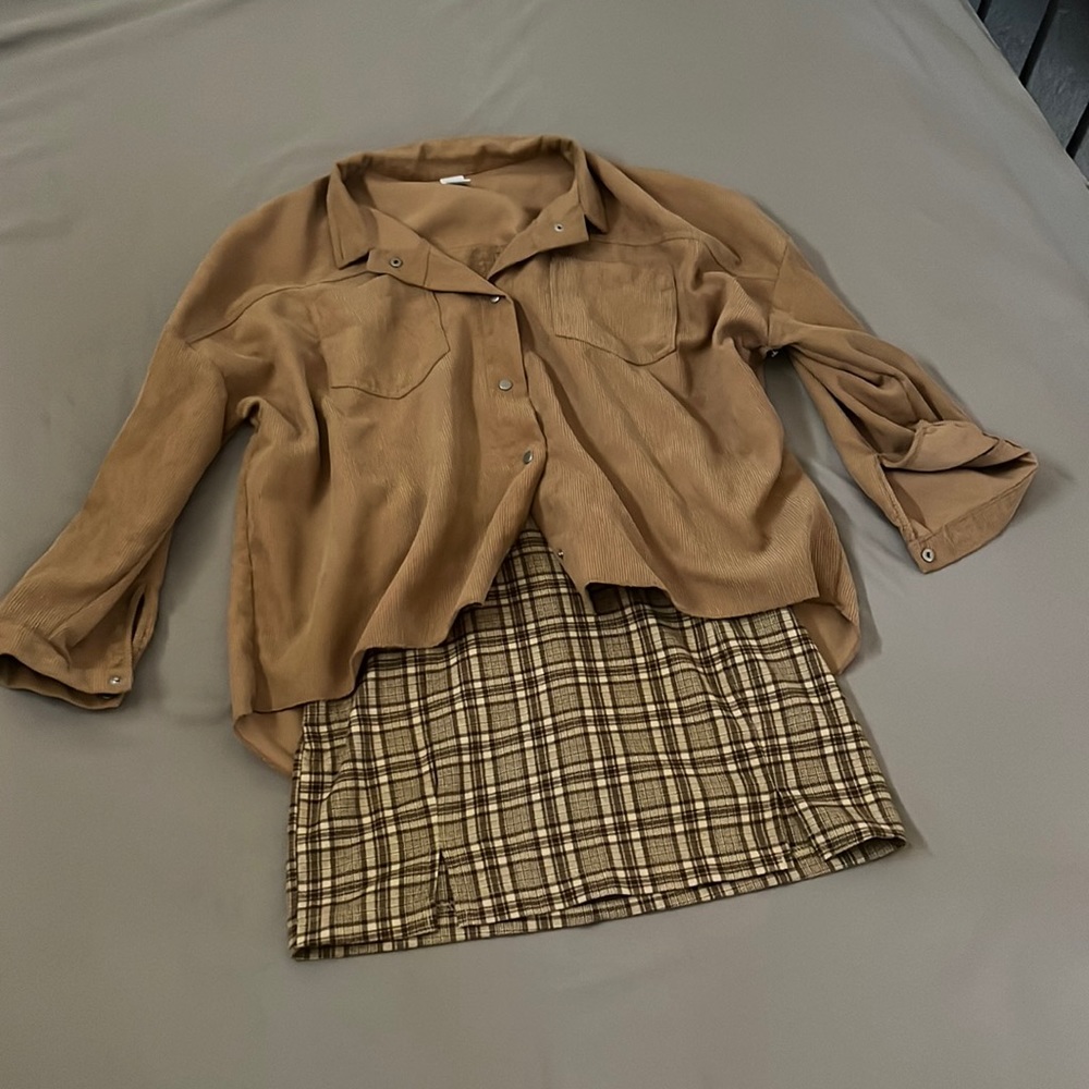 Plaid Mini Skirt